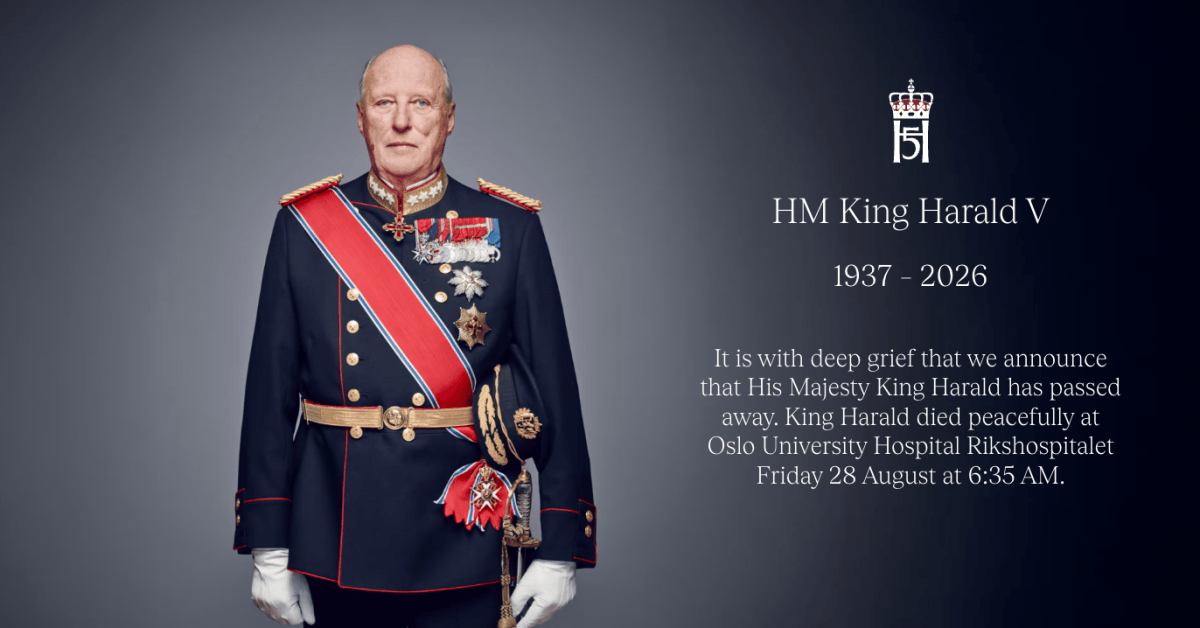 Death of King Harald V/ Accession of King Haakon VIII of Norway (2026)